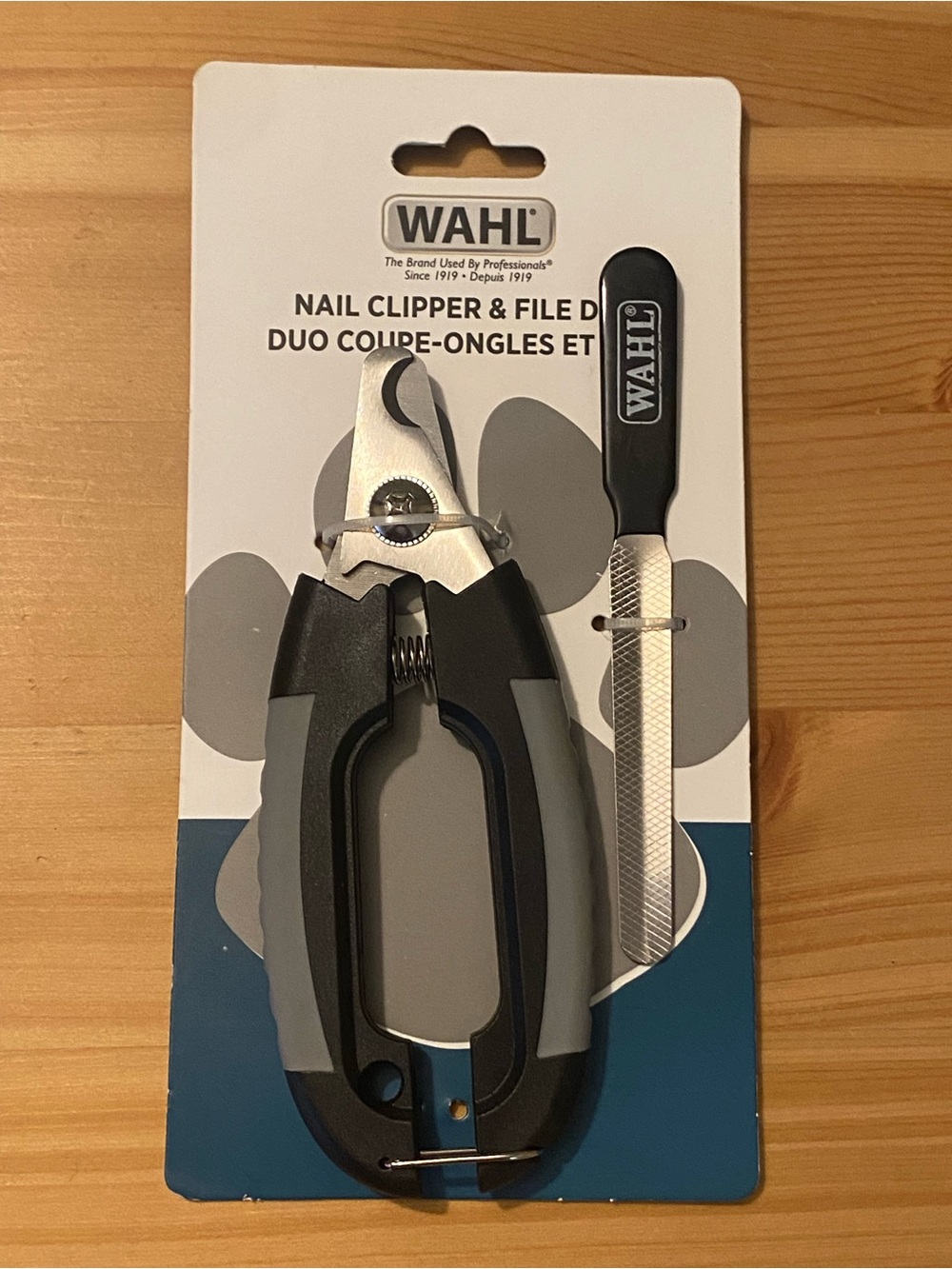 Wahl nail clipper and file set